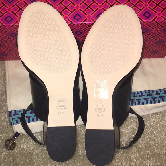 Tory Burch Metal Miller 65MM Wedge Sandal Heel 7.5 - Picture 9 of 12